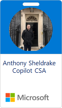 Anthony Sheldrake, Copilot CSA, Microsoft
